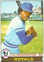 1979 Topps Baseball Cards      157     U.L. Washington UER